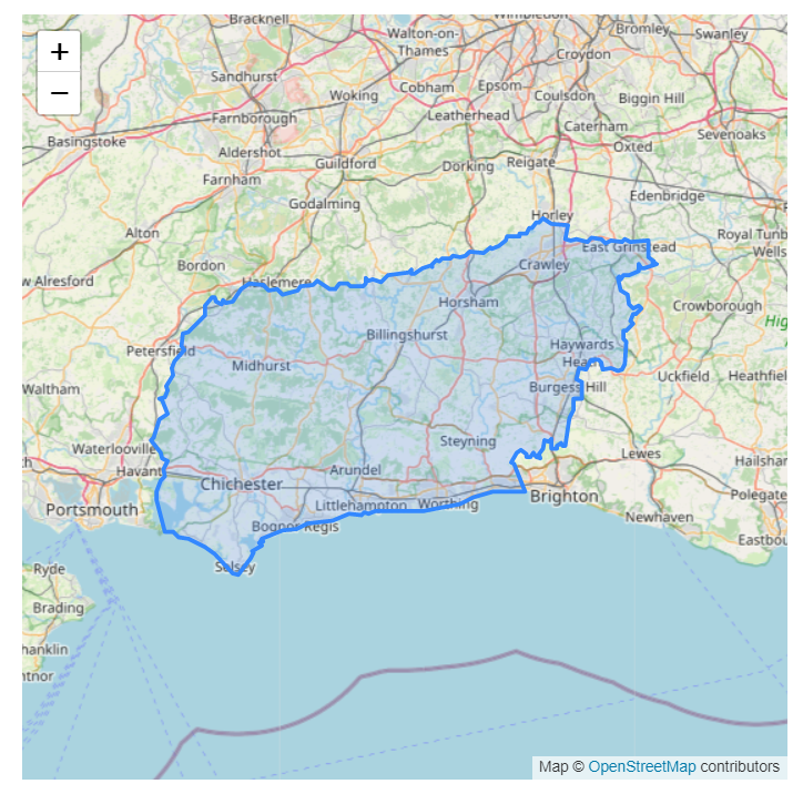 Map of WSCC area